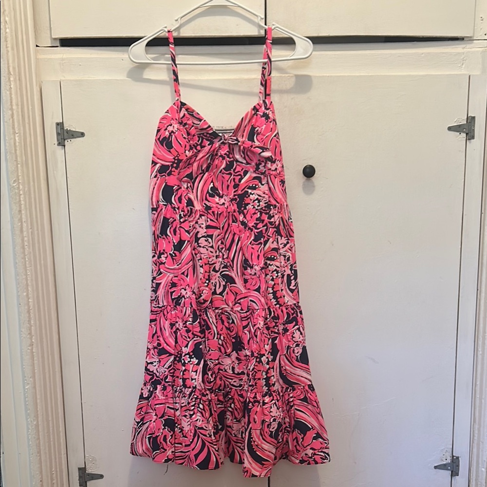 Lilly Pulitzer Pink and Black Patterned Dress